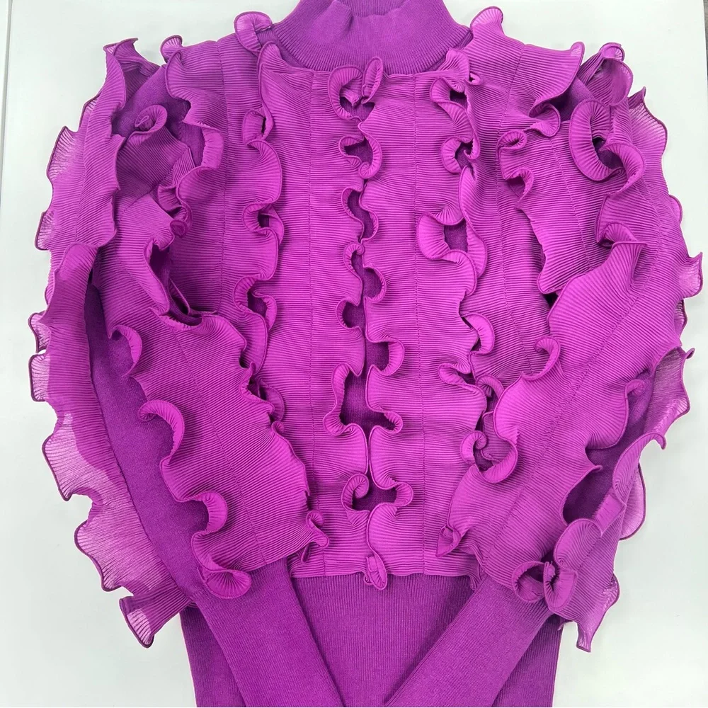 Anne Fontaine Sidaline Sweater in Anemone - Picture 3 of 6